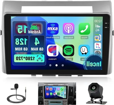 Immagine prodotto di Autoradio Android - Sistema di navigazione - Navigatore per auto - CarPlay wireless - Schermo da 9 pollici - Nero