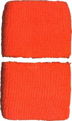Produktbild von Schweißband einfarbig - orange - neonorange - 2er Set
