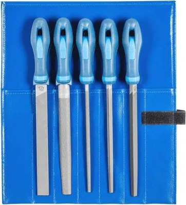 Produktbild von Famanu Werkstattfeilen-Set 5 Feilen für präzise Bearbeitung - 200 mm