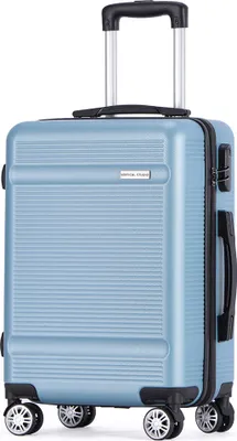 Produktbild von VERTICAL STUDIO "Jönköping" 20" Handgepäck Koffer, 33,3 l, 4 Rollen, Teleskopgriff, Kofferschloss, leicht, robust, ideal für Flugreisen eisblau|VS-136