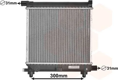 Immagine prodotto di Radiatore acqua Van Wezel per Mercedes 190 W201 Estate S124 Coupé C124