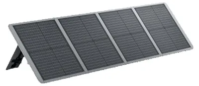 Immagine prodotto di Pannello solare portatile - Caricabatterie solare monocristallino pieghevole - 100 W - Uscite USB e CC - Impermeabile IP65 - Per camper e campeggio