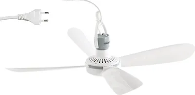 Produktbild von Leiser Mobiler Deckenventilator 40cm Hänge Ventilator 230V für Büro Reise schnelle Montage