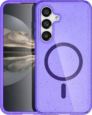 Produktbild von imoshion Sparkle Back Cover mit MagSafe Samsung Galaxy S24 - Glitzer Violett