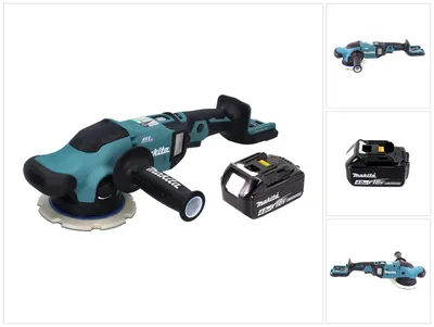 Immagine prodotto di Levigatrice eccentrica a batteria Makita DPO 600 M1 18 V 150 mm XPT Brushless + 1x batteria 4,0 Ah - senza caricabatteria