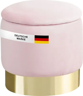 Produktbild von Albatros Hocker mit Stauraum Nizza Sitzhocker mit Stauraum, Modernes Design, Edler Samt-Bezug Sitztruhe Sitzbank mit Stauraum  optimal als Fußhocker Hocker Schminktisch, Rosa