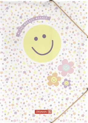Zdjęcie produktu dla Folder Happy Hippie | A4 wysokość wypełnienia: 10 mm wielokolorowy pastelowy