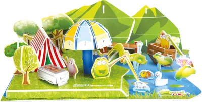 Produktbild von Small Foot 9049 3D Froschteich, mehrfarbig (1 Set)
