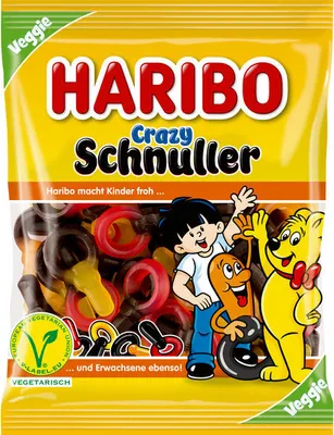 Produktbild von Haribo Crazy Schnuller 175g