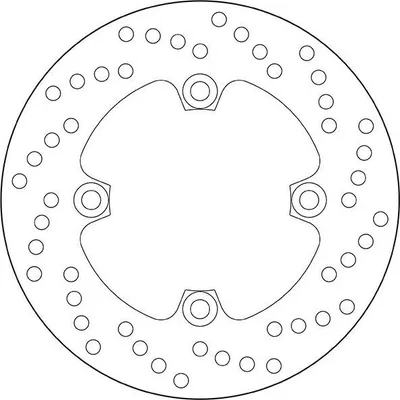 Produktbild von BREMBO Serie Oro Bremsscheibe für KAWASAKI MOTORCYCLES ER 220mm 68B40747