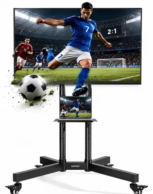 Immagine prodotto di Supporto mobile per televisori con schermi da 32 a 85 pollici, compatibile con standard VESA fino a 600x400