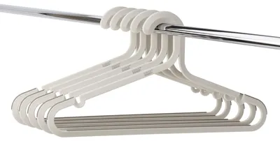 Productafbeelding van Joseph Joseph Orderly, set van 5 ecru kleurige kledinghangers