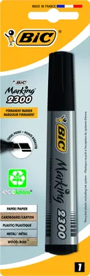 Produktbild von Permanentmarker mit abgeschrägter Spitze, schwarz