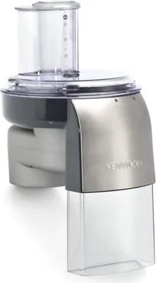 Produktbild von Kenwood AT340 Râpe-éminceur, Doppelter Schacht mit Messbecher, 7 Edelstahl Scheiben, Für Küchenmaschinen