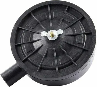 Produktbild von Luftkompressorfilter, geräuscharme Filtration, 20-mm-Außengewinde, schwarz