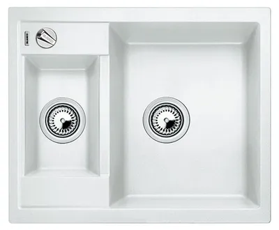 Zdjęcie produktu dla Zlewozmywak Blanco METRA 6 615 x 500 mm biały 516157