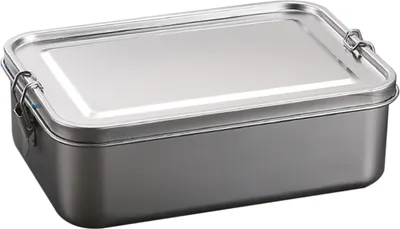 Produktbild von Lunchbox aus Edelstahl, auslaufsichere Bento-Box für Kinder und Erwachsene, Lebensmittelbehälter für Sandwiches, Obst und Snacks