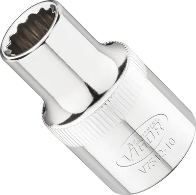 Immagine prodotto di Chiave a bussola VIGOR V7512-10 1/2" profilo esagonale doppio esterno SW 10 mm