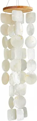 Produktbild von Muschel Windspiel 45 cm, Capiz Muscheln, für Balkon