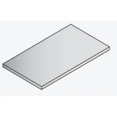 Produktbild von CP Fachboden silber 79,6 x 33,2 cm