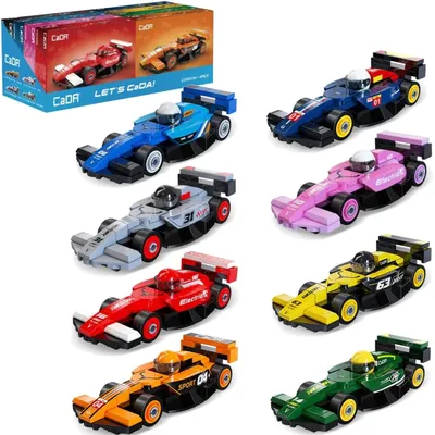 Produktbild von Cada Bauklötze Satz von 8 Circuit Racing Car 560 Stück