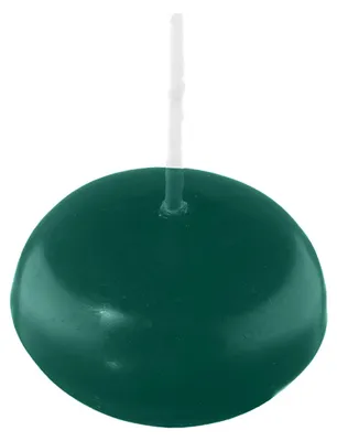 Produktbild von Schwimmkerzen Dunkelgrün 26 x Ø 42 mm, 8 Stück