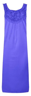 Produktbild von Damen Nachthemd Sleepshirt mit Muster, Violett S/M/L