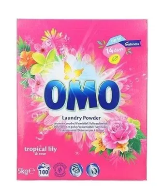 Produktbild von (DE) Omo Proszek do prania Tropikalny, 100 prań, 5kg  (PRODUKT Z NIEMIEC)