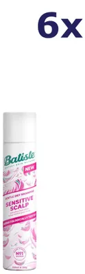 Produktbild von 6x Batiste Trockenshampoo 200 ml für empfindliche Kopfhaut