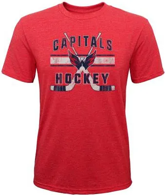 Immagine prodotto di Maglietta NHL Superstripe, grafica della squadra dei Washington Capitals sul davanti, taglia: 128 S