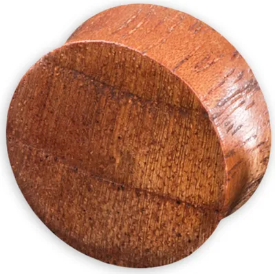 Produktbild von viva-adorno 1 Stück 14mm Double Flared Flesh Plug Tunnel aus Holz verschiedene Holzarten zur Auswahl Größe 2 - 30mm WP1,Blutholz