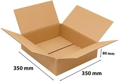 Produktbild von Faltkarton 350 x 350 x 80 mm Versandkarton B360 Paketstation Inpost Größe A