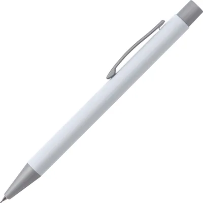 Produktbild von 10x Druckbleistift aus Metall / Farbe: weiß