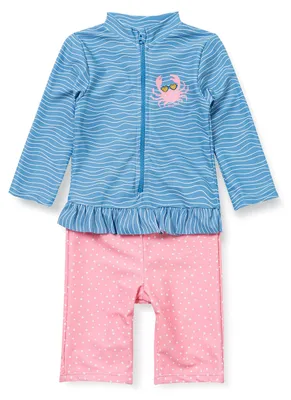 Obrázok produktu pre PLAYSHOES 461295_780, Jednodielne plavky, Maillot, Detské, Modrá, Ružová, Vzor, Žena