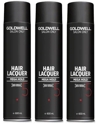 Immagine prodotto di Goldwell lacca per capelli 3 x 600 ml lacca per capelli tenuta extra forte set