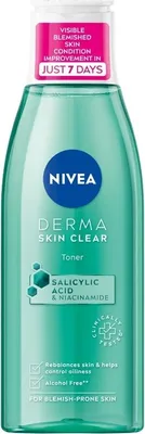 Immagine prodotto di Nivea Derma Skin Clear Tonico viso con acido salicilico e niacinamide 200ml