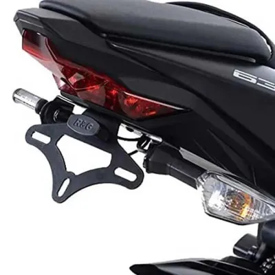Image de Support de plaque d'immatriculation, KAWASAKI ZX-6R, noir