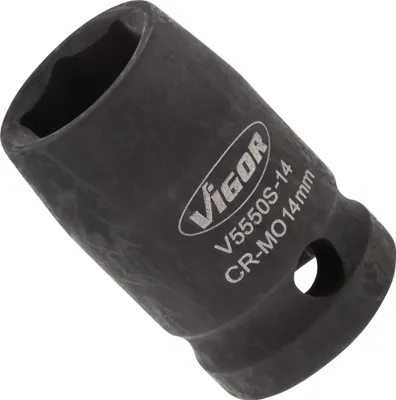 Obrázok produktu pre VIGOR Rázový uťahovač, krátka nástrčná hlavica V5550S-14, 1/2" šesťhranná SW 14