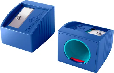 Image de Taille-crayon individuel FABER-CASTELL Grippy bleu