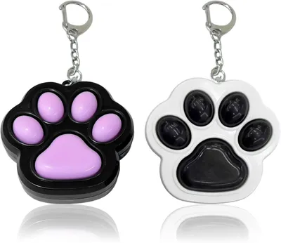 Productafbeelding van Kattenpoten toetsenbord Fidget speelgoed - Set van 2 - Fidget toetsenbord sleutelhanger tegen stress voor Volwassenen