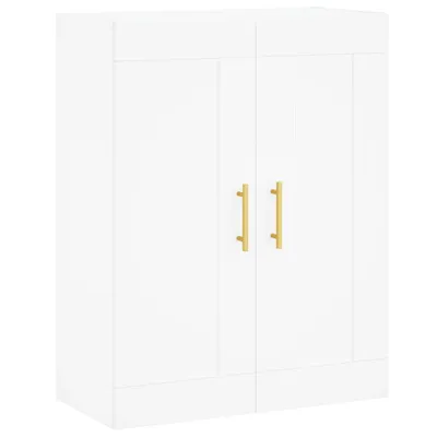 Image de Armoire murale blanc 69,5x34x90 cm bois d'ingénierie