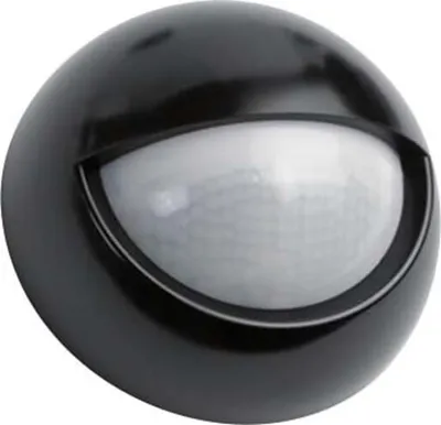 Produktbild von ESYLUX Wand-Bewegungsmelder 200° <12m fernbedien MD-W 200i schwarz