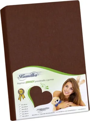 Produktbild von Jersey Bettlaken - Braun - 140x200