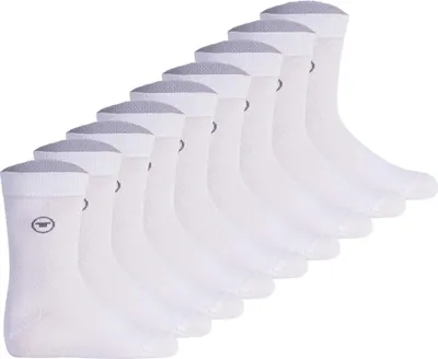 Produktbild von TOM TAILOR Uni Kinder Socken, 9er Pack - Strümpfe, Baumwolle, Logo, einfarbig Weiß 31-34