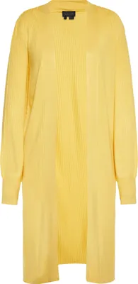 Image de Cardigan NAEMI pour femme - jaune clair, L
