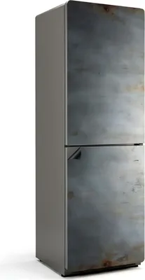 Zdjęcie produktu dla Metaliczna tekstura z zadrapaniami - Magnetyczna osłona lodówki - Folia dekoracyjna magnetyczna do kuchni - Magnetyczna dekoracja lodówki - Samoprzylepna tablica magnetyczna - Folia magnetyczna na drzwi lodówki - 60x180 cm