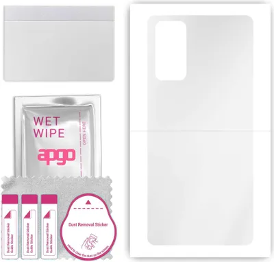 Produktbild von apgo Rückseite Schutzfolie, klar, kompatibel mit Samsung Galaxy S20 FE 5G, Hinten Hydrogel-Displayschutzfolie mit Positionierhilfe, kratzfest, einfache Montage