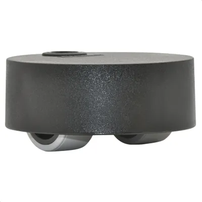 Produktbild von WAGNER Soft-Lenkrolle DESIGN RONDO - Ø 27 mm, Gehäuse schwarz 64 x 32 x 32 mm, Tragkraft 50 kg - 01727001