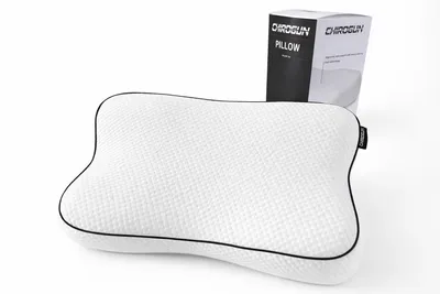 Produktbild von Erholsamer Schlaf überall: Das CHIROGUN RECOVERY PILLOW mit atmungsaktivem Memory-Schaum stützt Nacken & Wirbelsäule – kompakt, hygienisch