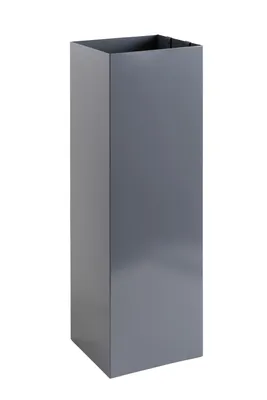Produktbild von Neustein Schirmständer mit modernem Design aus Metall für Heim und Büro, Regenschirmständer, Design-Ständer, grau, anthrazit, 2x Wasserauffangschale